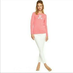 Lilly Pulitzer Marielle Sweater ‘K’ Monogram Sz S